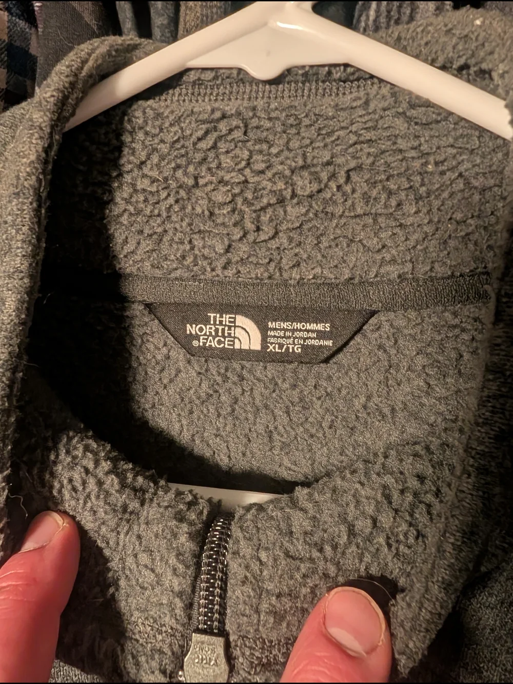 The North Face Men’s XL Gray Half-Zip Fleece Pullover
